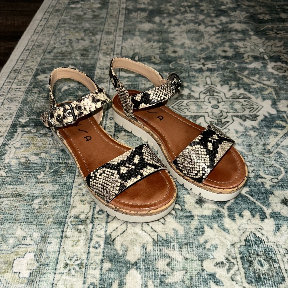 Women's Snakeskin Sandals